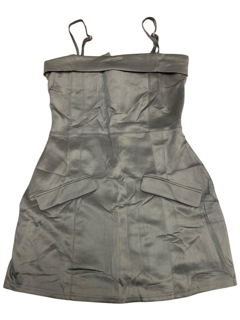 NWOT‎ Spaghetti Strap Mini Dress with Pocket Flap Detail M N10